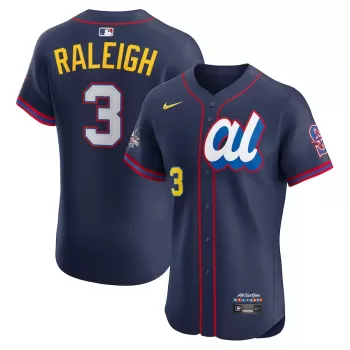 Men's American League Cal Raleigh Nike Navy 2025 All-Star Edition Elite Jersey Men's American League Cal Raleigh Nike Navy 2025 All-Star Edition Elite Jersey