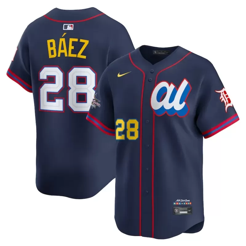 Men's American League Javier Báez Nike Navy 2025 All-Star Edition Limited Player Jersey