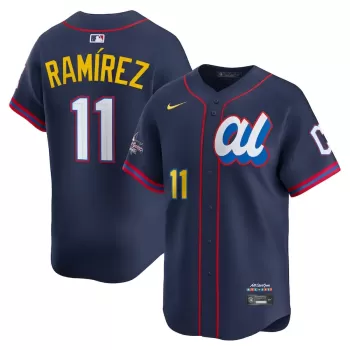 Men's American League José Ramírez Nike Navy 2025 All-Star Edition Limited Player Jersey Men's American League José Ramírez Nike Navy 2025 All-Star Edition Limited Player Jersey