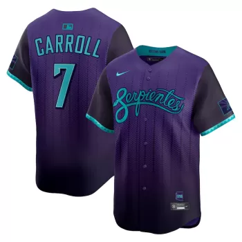 Men's Arizona Diamondbacks Corbin Carroll Nike Purple 2025 City Connect Limited Player Jersey Men's Arizona Diamondbacks Corbin Carroll Nike Purple 2025 City Connect Limited Player Jersey
