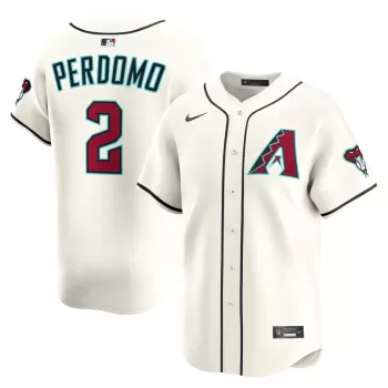 Men's Arizona Diamondbacks Geraldo Perdomo Nike Cream Home Limited Player Jersey Men's Arizona Diamondbacks Geraldo Perdomo Nike Cream Home Limited Player Jersey