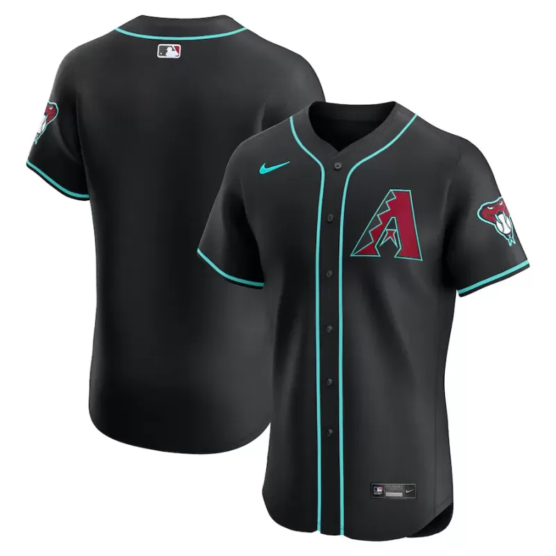 Men's Arizona Diamondbacks Nike Black Alternate Elite Jersey Men's Arizona Diamondbacks Nike Black Alternate Elite Jersey