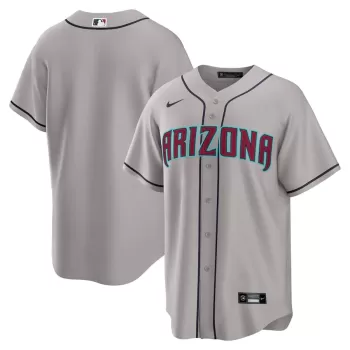 Men's Arizona Diamondbacks Nike Gray Road Replica Jersey Men's Arizona Diamondbacks Nike Gray Road Replica Jersey