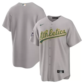 Men's Athletics Nike Gray 2025 MLB All-Star Game Jersey Away Replica Jersey Men's Athletics Nike Gray 2025 MLB All-Star Game Jersey Away Replica Jersey
