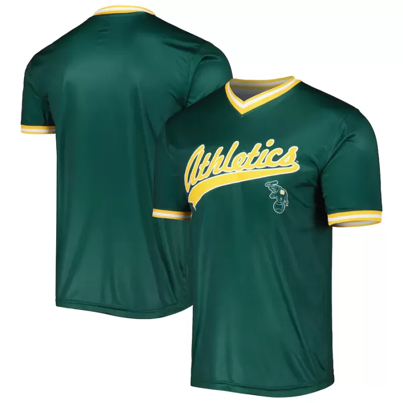 Men's Athletics Stitches Kelly Green Cooperstown Collection Team Jersey Men's Athletics Stitches Kelly Green Cooperstown Collection Team Jersey