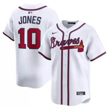 Men's Atlanta Braves Chipper Jones Nike White Home Retired Limited Player Jersey Men's Atlanta Braves Chipper Jones Nike White Home Retired Limited Player Jersey