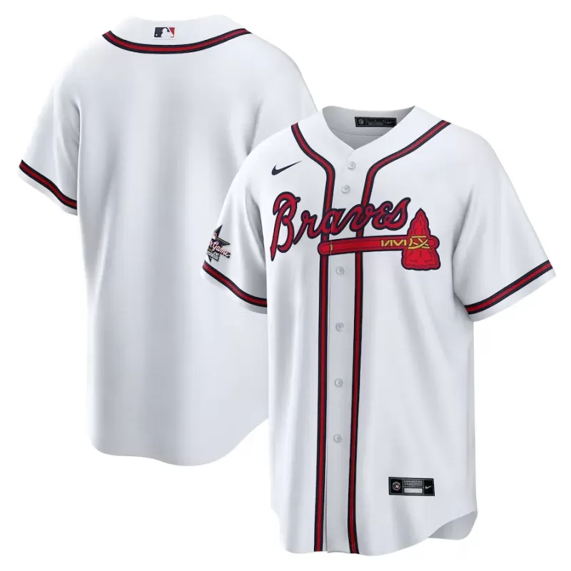 Men's Atlanta Braves Nike White 2025 MLB All-Star Game Home Replica Jersey Men's Atlanta Braves Nike White 2025 MLB All-Star Game Home Replica Jersey