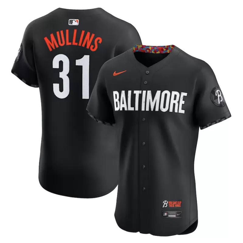 Men's Baltimore Orioles Cedric Mullins Nike Black City Connect Elite Player Jersey Men's Baltimore Orioles Cedric Mullins Nike Black City Connect Elite Player Jersey