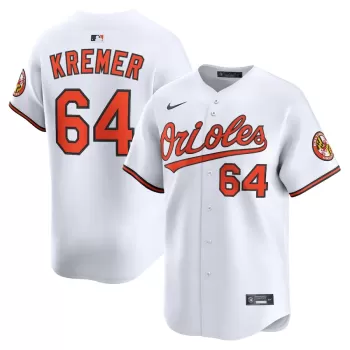 Men's Baltimore Orioles Dean Kremer Nike White Home Limited Player Jersey Men's Baltimore Orioles Dean Kremer Nike White Home Limited Player Jersey