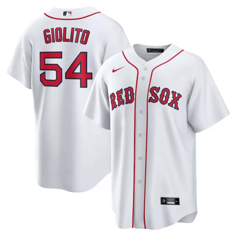 Men's Boston Red Sox Lucas Giolito Nike White Home Replica Jersey Men's Boston Red Sox Lucas Giolito Nike White Home Replica Jersey