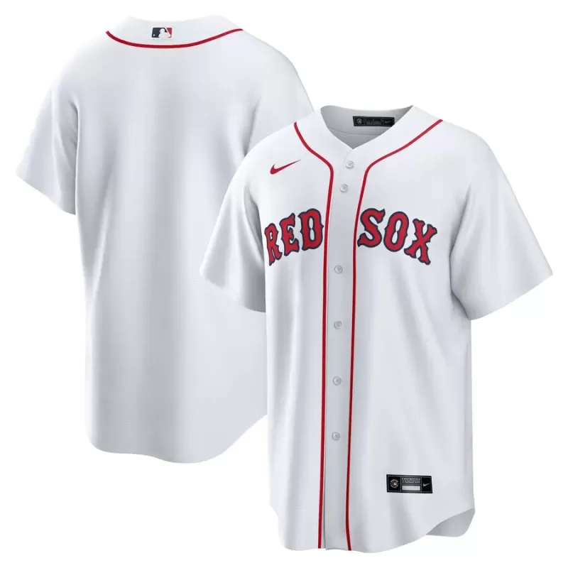 Men's Boston Red Sox Nike White Home Blank Replica Jersey Men's Boston Red Sox Nike White Home Blank Replica Jersey