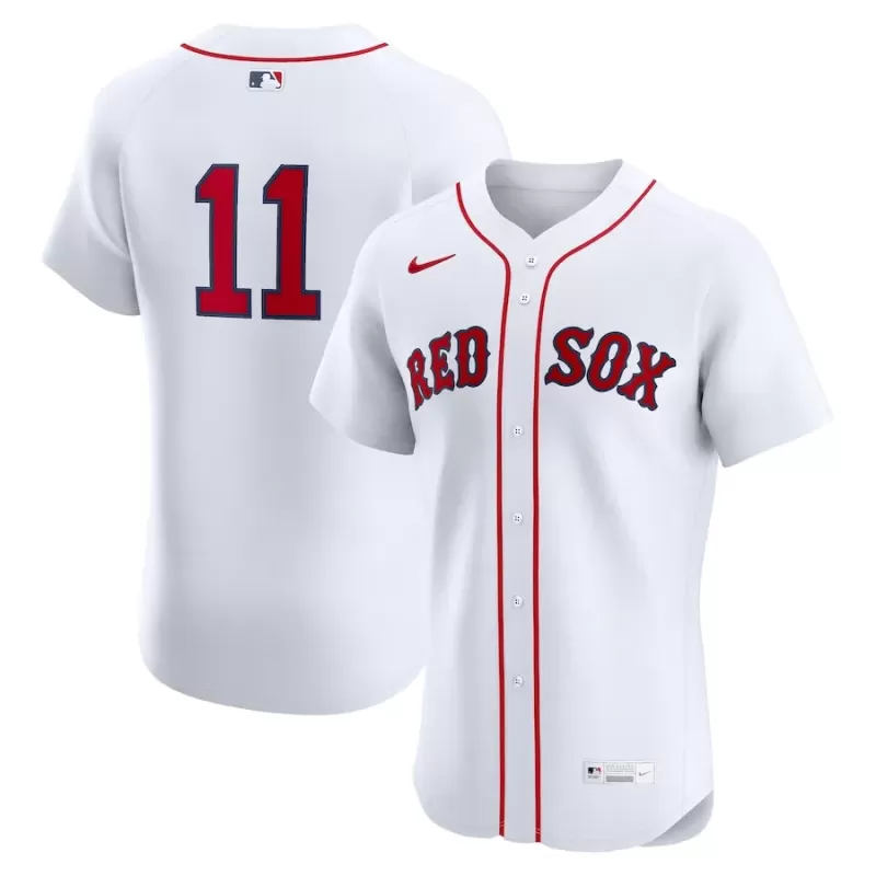 Men's Boston Red Sox Rafael Devers Nike White Home Elite Jersey Men's Boston Red Sox Rafael Devers Nike White Home Elite Jersey