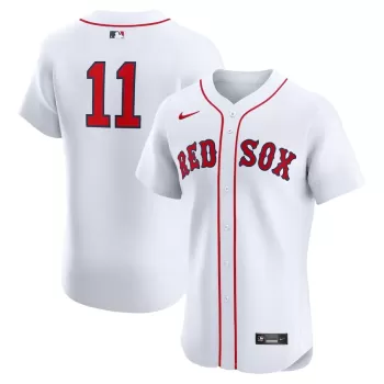 Men's Boston Red Sox Rafael Devers Nike White Home Elite Player Jersey