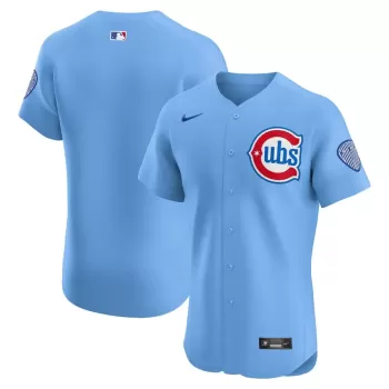 Men's Chicago Cubs Nike Light Blue 2nd Alternate Elite Jersey Men's Chicago Cubs Nike Light Blue 2nd Alternate Elite Jersey