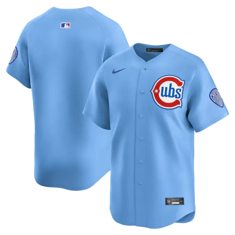 Men's Chicago Cubs Nike Light Blue Alternate Limited Jersey Men's Chicago Cubs Nike Light Blue Alternate Limited Jersey