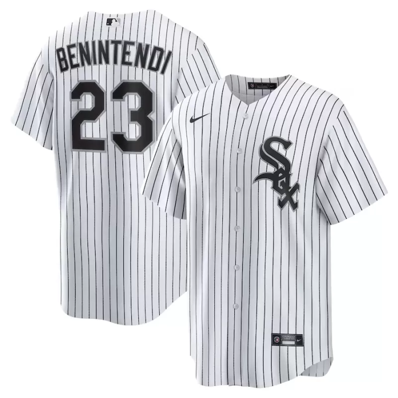 Men's Chicago White Sox Andrew Benintendi Nike White/Black Home Official Player Jersey