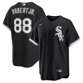 Men's Chicago White Sox Luis Robert Jr. Nike Black Alternate 2 Replica Jersey Men's Chicago White Sox Luis Robert Jr. Nike Black Alternate 2 Replica Jersey