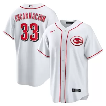 Men's Cincinnati Reds Christian Encarnacion-Strand Nike White Home Replica Jersey Men's Cincinnati Reds Christian Encarnacion-Strand Nike White Home Replica Jersey