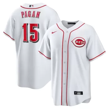 Men's Cincinnati Reds Emilio Pagan Nike White Home Replica Jersey Men's Cincinnati Reds Emilio Pagan Nike White Home Replica Jersey