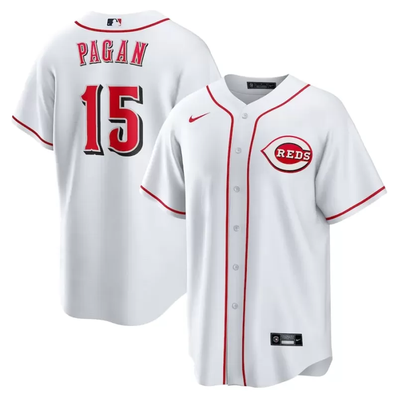 Men's Cincinnati Reds Emilio Pagan Nike White Home Replica Jersey Men's Cincinnati Reds Emilio Pagan Nike White Home Replica Jersey
