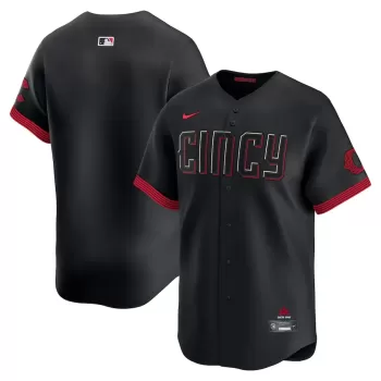 Men's Cincinnati Reds Nike Black City Connect Limited Jersey Men's Cincinnati Reds Nike Black City Connect Limited Jersey