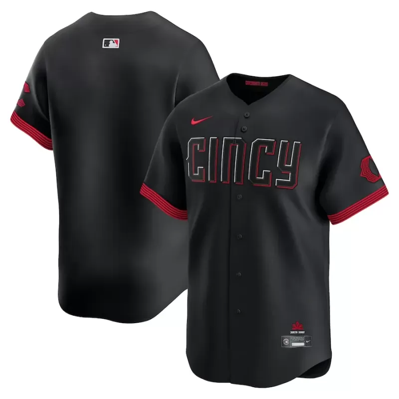 Men's Cincinnati Reds Nike Black City Connect Limited Jersey