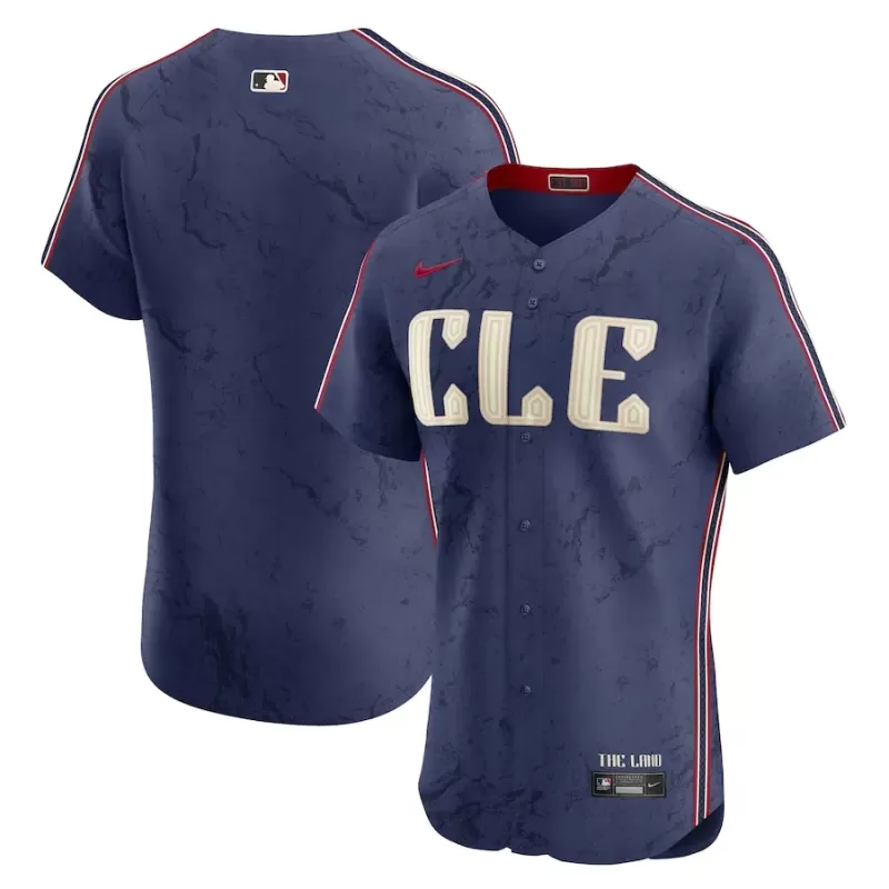 Men's Cleveland Guardians Nike Navy City Connect Elite Jersey Men's Cleveland Guardians Nike Navy City Connect Elite Jersey
