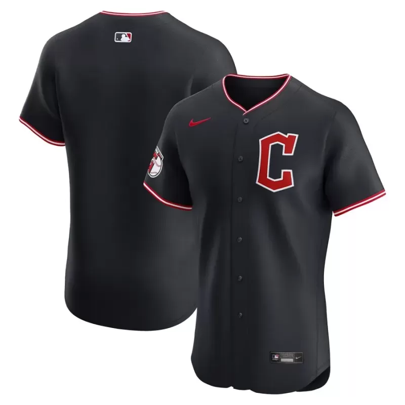 Men's Cleveland Guardians Nike Navy Elite Jersey Men's Cleveland Guardians Nike Navy Elite Jersey