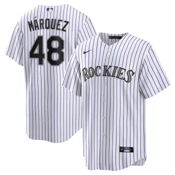 Men's Colorado Rockies Germán Márquez Nike White Home Replica Player Jersey Men's Colorado Rockies Germán Márquez Nike White Home Replica Player Jersey