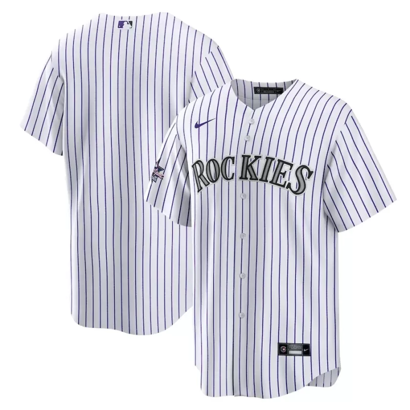 Men's Colorado Rockies Nike White 2025 MLB All-Star Game Home Replica Jersey Men's Colorado Rockies Nike White 2025 MLB All-Star Game Home Replica Jersey