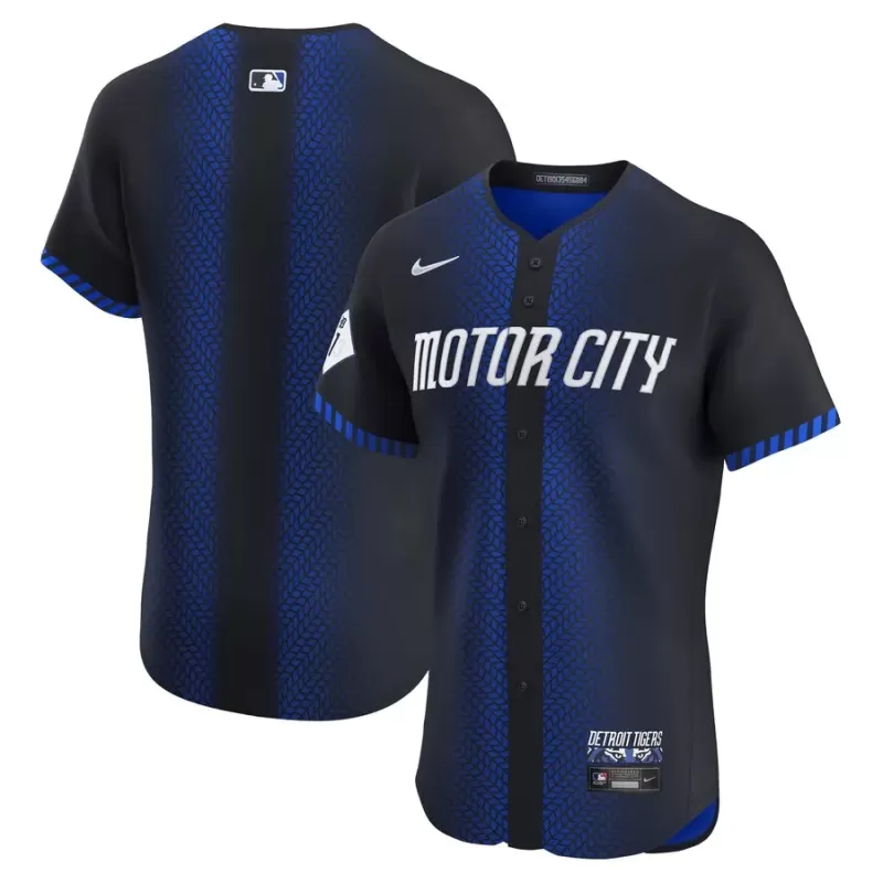 Men's Detroit Tigers Nike Navy City Connect Elite Jersey Men's Detroit Tigers Nike Navy City Connect Elite Jersey