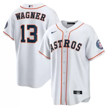 Men's Houston Astros Billy Wagner Nike White 2025 Baseball Hall of Fame Name & Number Retired Replica Jersey