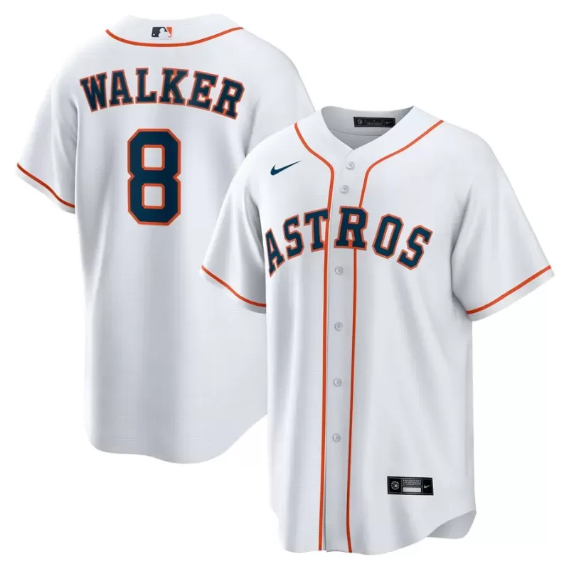 Men's Houston Astros Christian Walker Nike White Home 1.0 Replica Player Jersey Men's Houston Astros Christian Walker Nike White Home 1.0 Replica Player Jersey