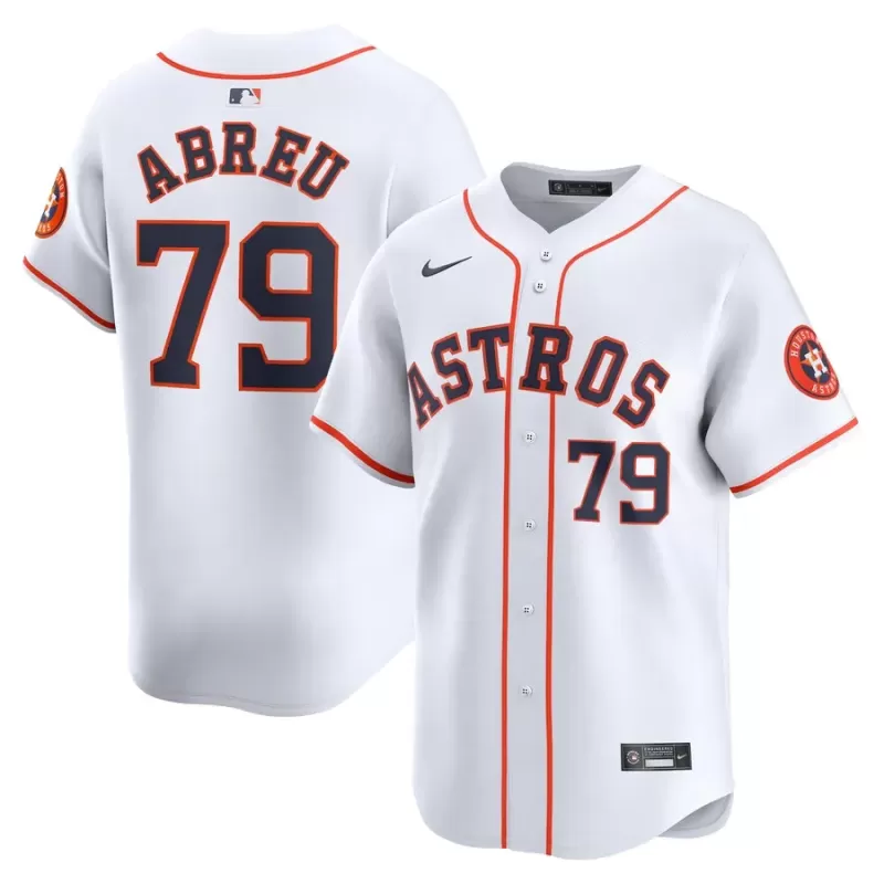 Men's Houston Astros Jose Abreu Nike White Home Limited Player Jersey Men's Houston Astros Jose Abreu Nike White Home Limited Player Jersey