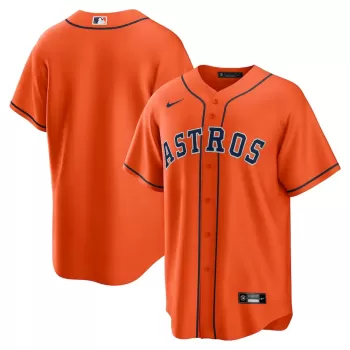 Men's Houston Astros Nike Orange Alternate Replica Team Jersey Men's Houston Astros Nike Orange Alternate Replica Team Jersey
