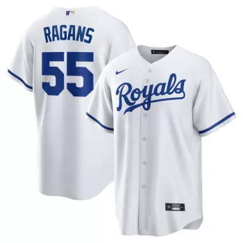 Men's Kansas City Royals Cole Ragans Nike White Home Replica Jersey Men's Kansas City Royals Cole Ragans Nike White Home Replica Jersey