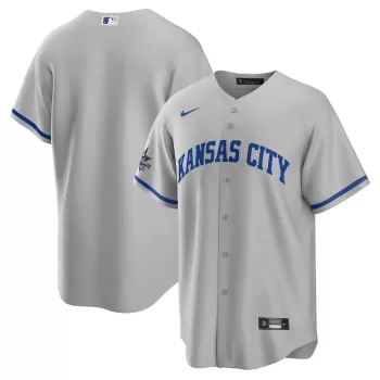 Men's Kansas City Royals Nike Gray 2025 MLB All-Star Game Away Replica Jersey Men's Kansas City Royals Nike Gray 2025 MLB All-Star Game Away Replica Jersey