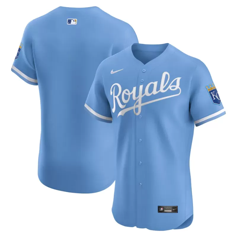 Men's Kansas City Royals Nike Light Blue Alternate Elite Jersey Men's Kansas City Royals Nike Light Blue Alternate Elite Jersey