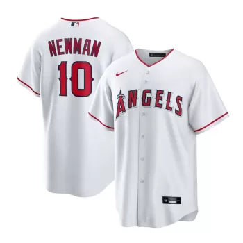 Men's Los Angeles Angels Kevin Newman Nike White Home Replica Jersey