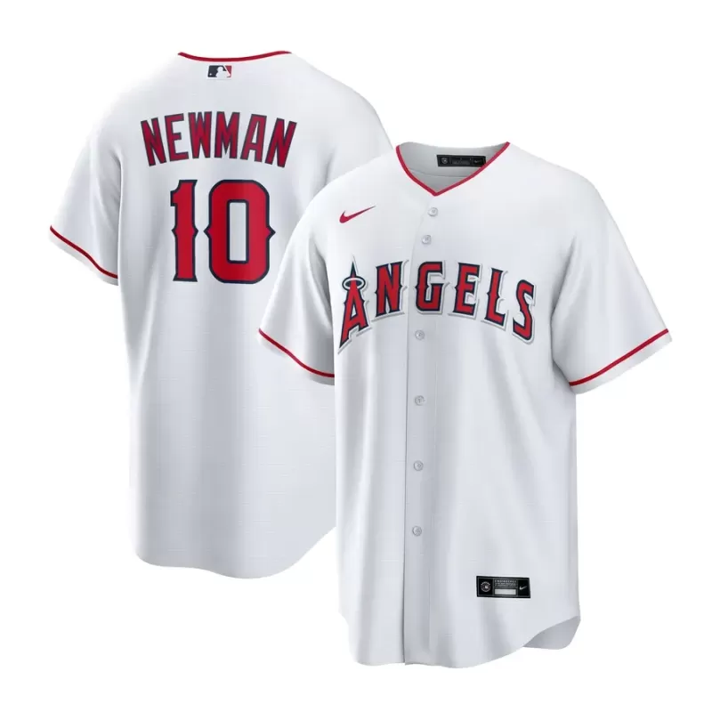 Men's Los Angeles Angels Kevin Newman Nike White Home Replica Jersey Men's Los Angeles Angels Kevin Newman Nike White Home Replica Jersey