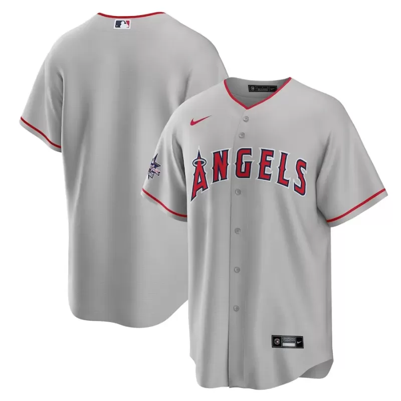 Men's Los Angeles Angels Nike Gray 2025 MLB All-Star Game Away Replica Jersey Men's Los Angeles Angels Nike Gray 2025 MLB All-Star Game Away Replica Jersey