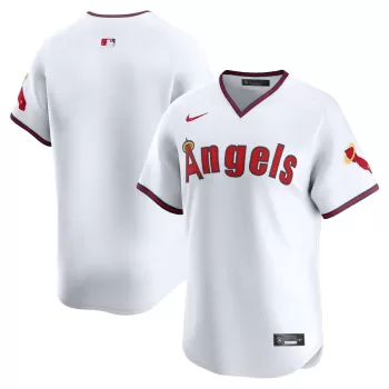 Men's Los Angeles Angels Nike White Alternate Limited Jersey Men's Los Angeles Angels Nike White Alternate Limited Jersey