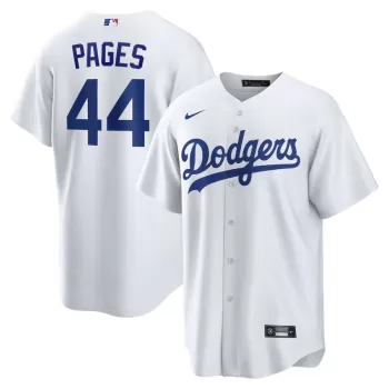 Men's Los Angeles Dodgers Andy Pages Nike White Home Replica Jersey Men's Los Angeles Dodgers Andy Pages Nike White Home Replica Jersey