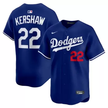 Men's Los Angeles Dodgers Clayton Kershaw Nike Royal Alternate 2 Limited Player Jersey Men's Los Angeles Dodgers Clayton Kershaw Nike Royal Alternate 2 Limited Player Jersey