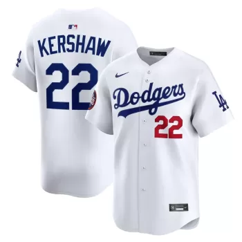 Men's Los Angeles Dodgers Clayton Kershaw Nike White 2025 MLB World Tour: Tokyo Series Home Limited Player Jersey Men's Los Angeles Dodgers Clayton Kershaw Nike White 2025 MLB World Tour: Tokyo Series Home Limited Player Jersey