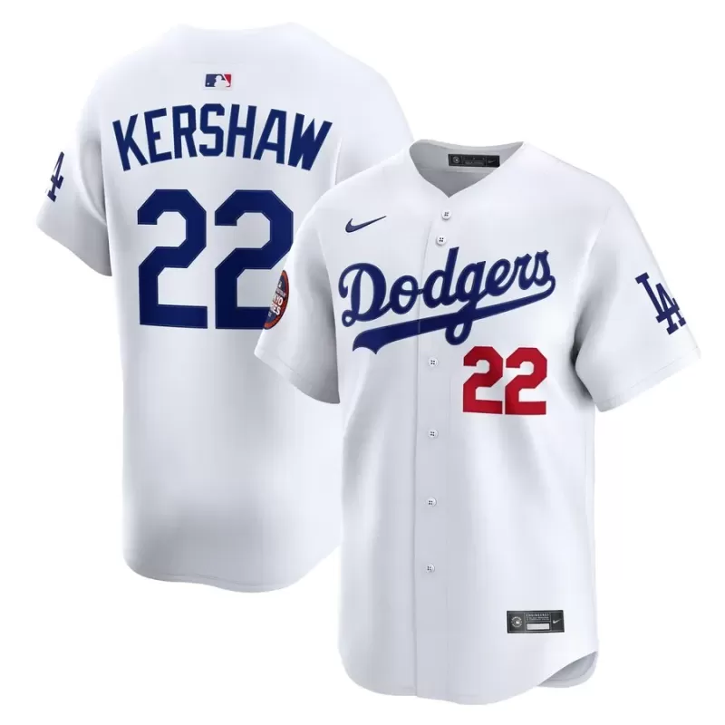 Men's Los Angeles Dodgers Clayton Kershaw Nike White 2025 MLB World Tour: Tokyo Series Home Limited Player Jersey Men's Los Angeles Dodgers Clayton Kershaw Nike White 2025 MLB World Tour: Tokyo Series Home Limited Player Jersey