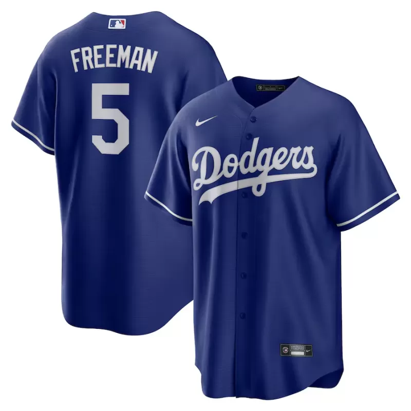 Men's Los Angeles Dodgers Freddie Freeman Nike Royal Alternate 2 Replica Jersey Men's Los Angeles Dodgers Freddie Freeman Nike Royal Alternate 2 Replica Jersey