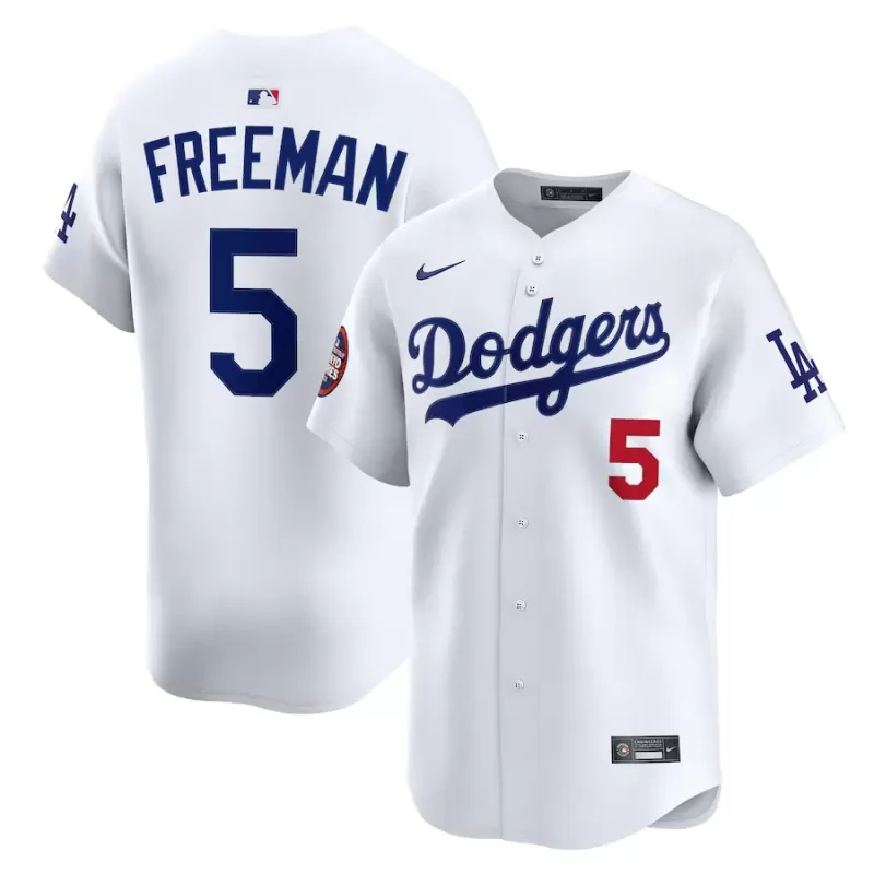 Men's Los Angeles Dodgers Freddie Freeman Nike White 2025 MLB World Tour: Tokyo Series Home Limited Player Jersey Men's Los Angeles Dodgers Freddie Freeman Nike White 2025 MLB World Tour: Tokyo Series Home Limited Player Jersey