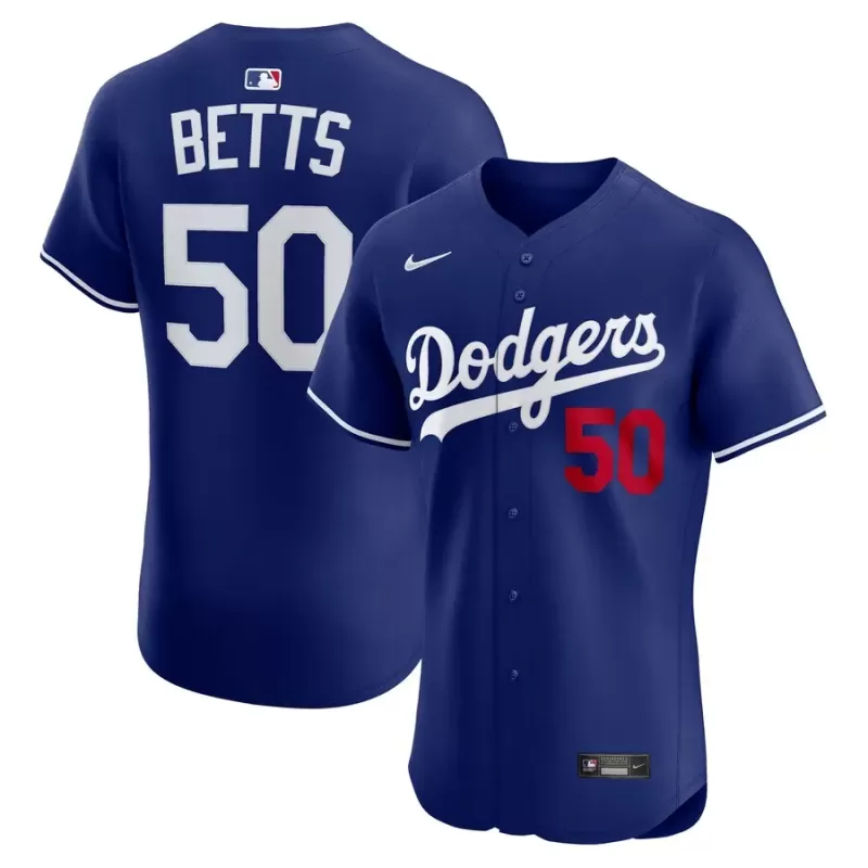 Men's Los Angeles Dodgers Mookie Betts Nike Royal Alternate 2 Elite Player Jersey Men's Los Angeles Dodgers Mookie Betts Nike Royal Alternate 2 Elite Player Jersey