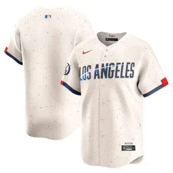 Men's Los Angeles Dodgers Nike Cream City Connect Limited Jersey Men's Los Angeles Dodgers Nike Cream City Connect Limited Jersey